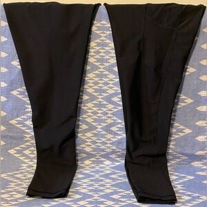 Women Old Navy Active Powersoft High Rise Go Dry Black Leggings 2 Piece Set